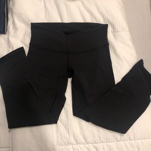 Lululemon Wunder Under Crop- Black
